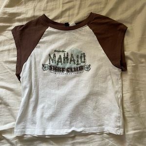 Mahalo crop top